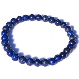 6mm Blue Lapis Lazuli Stretch Bracelet Classic